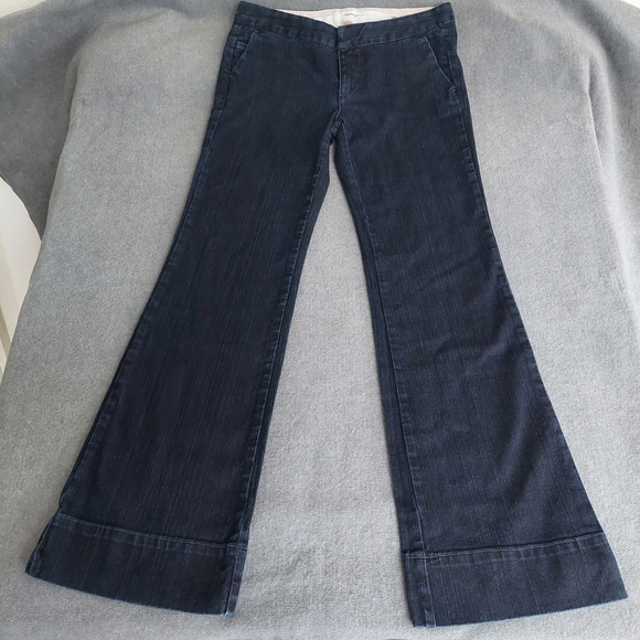 Vintage 90s/Y2K Tommy Jeans Low Rise Wide Leg Flare Jeans • Style 355168 Size 5 - Picture 2 of 12